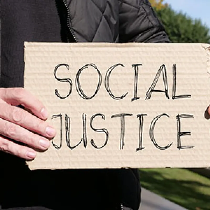 Social Justice sign